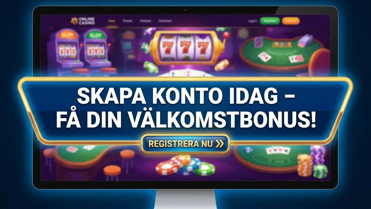 Registrera dig med bonus